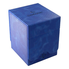 Gamegenic Squire Plus 100+ Xl Convertible Deck Box Holds 100 Double Sleeved Cards Premium Commander Card Case Detachable Slide Card Case Armorfyber Surface Blue Color - GGS20214ML