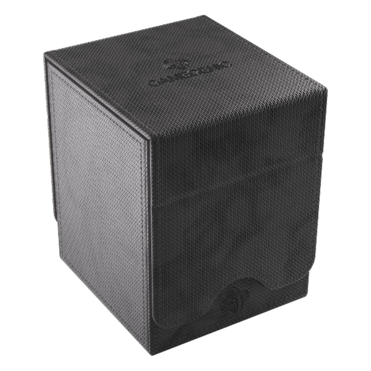 Gamegenic Squire Plus 100+ Xl Convertible Deck Box Holds 100 Double Sleeved Cards Premium Commander Card Case Detachable Slide Card Case Armorfyber Surface Black Color - GGS20213ML