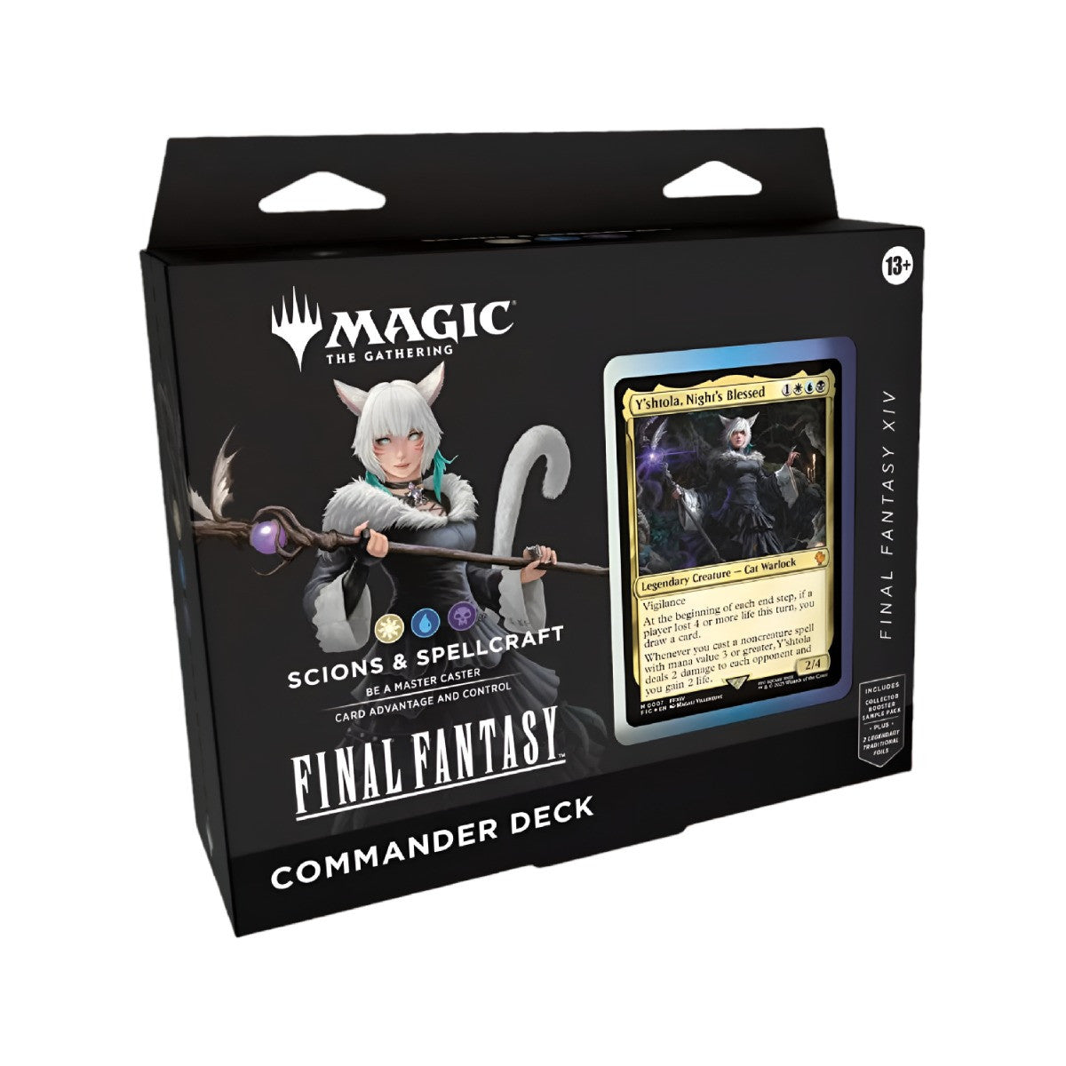 Magic the Gathering CCG Universes Beyond Final Fantasy Commander Deck Scions & SpellCraft MTG-FinalFantasy-CDC-B