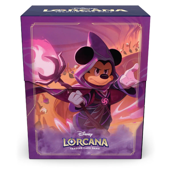 Disney Lorcana TCG Reign of Jafar Deck Box Mickey Mouse Wayward Sorcerer DSNYLOR8-DB-B
