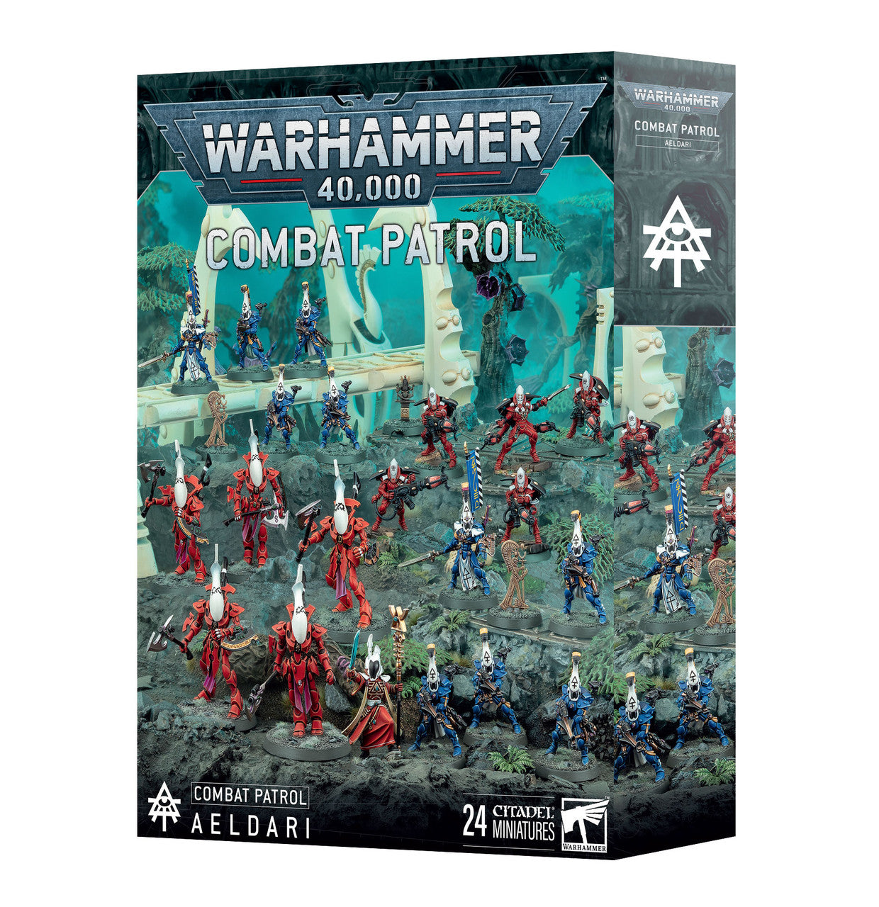 Games Workshop Warhammer 40K Xenos Army Combat Patrol Aeldari Plastic Box 73-462