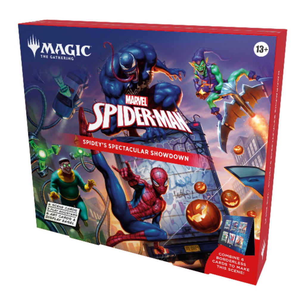 Magic the Gathering CCG Universes Beyond Marvel Spiderman Scene Box