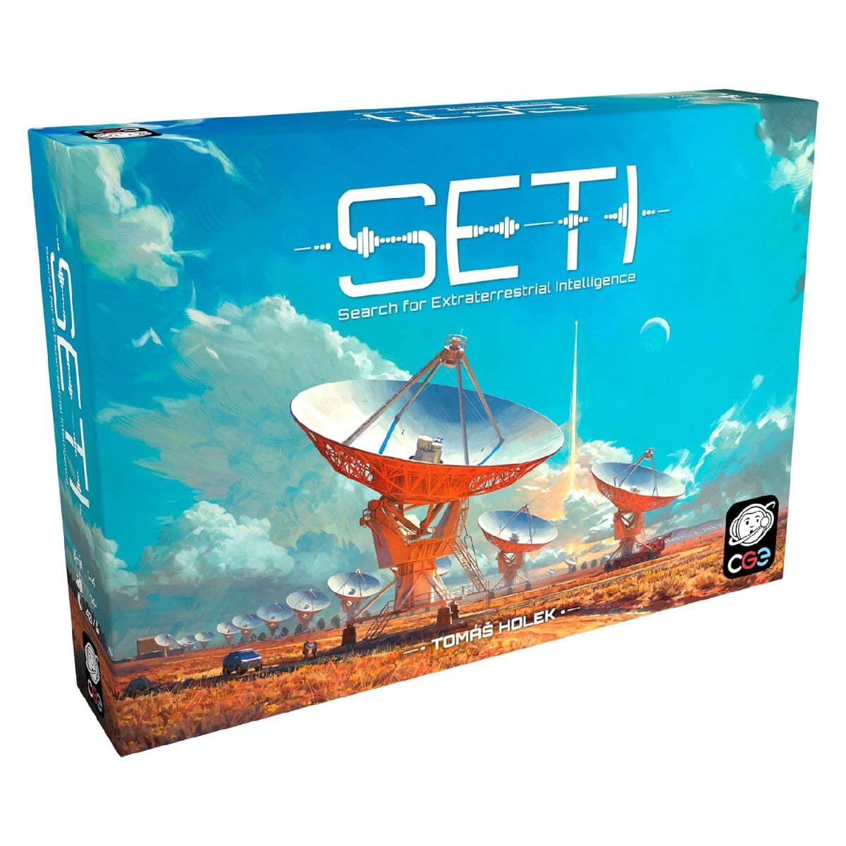 Czech Games SETI Search for Extraterrestrial Intelligence SciFi Themed Strategic Board Game CGE00120