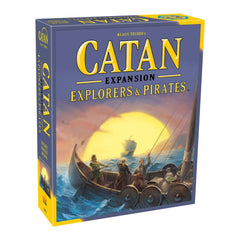 Catan Explorers and Pirates Board Game Expansion for Adults and Family for Ages 12+ for 2 to 4 Players Average Playtime 90 to 120 Minutes CN3075
