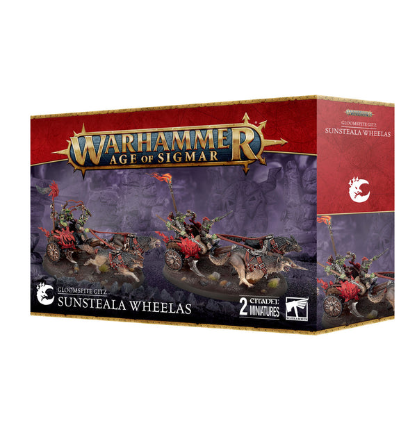Games Workshop Warhammer Age Of Sigmar Gloomspite Gitz Sunsteala Wheelas Plastic Box 89-89