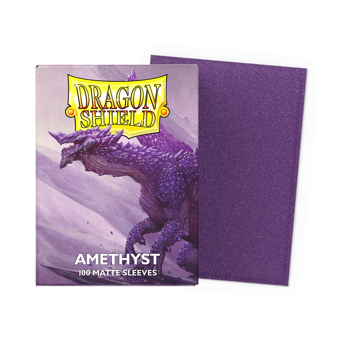 Dragon Shield Sleeves Standard Size Matte Amethyst 100 Ct ATMDSH11060