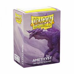 Dragon Shield Sleeves Standard Size Matte Amethyst 100 Ct ATMDSH11060