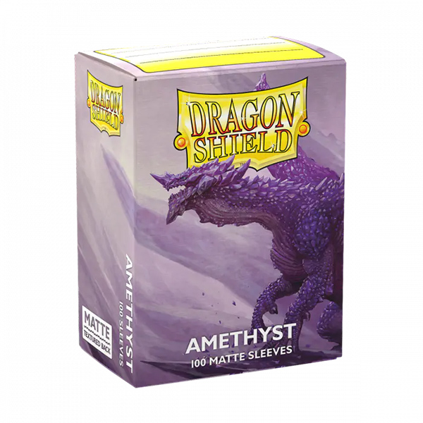Dragon Shield Sleeves Standard Size Matte Amethyst 100 Ct ATMDSH11060