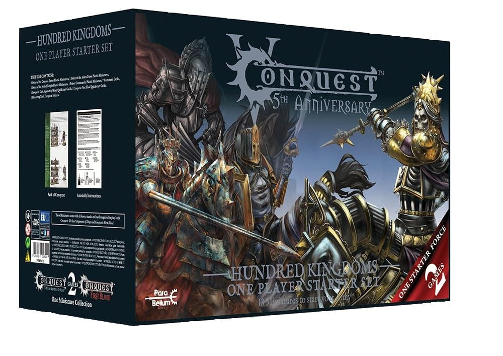 Para Bellum Games Conquest Hundred Kingdoms 5th Anniversary Supercharged Starter Set PBW6072