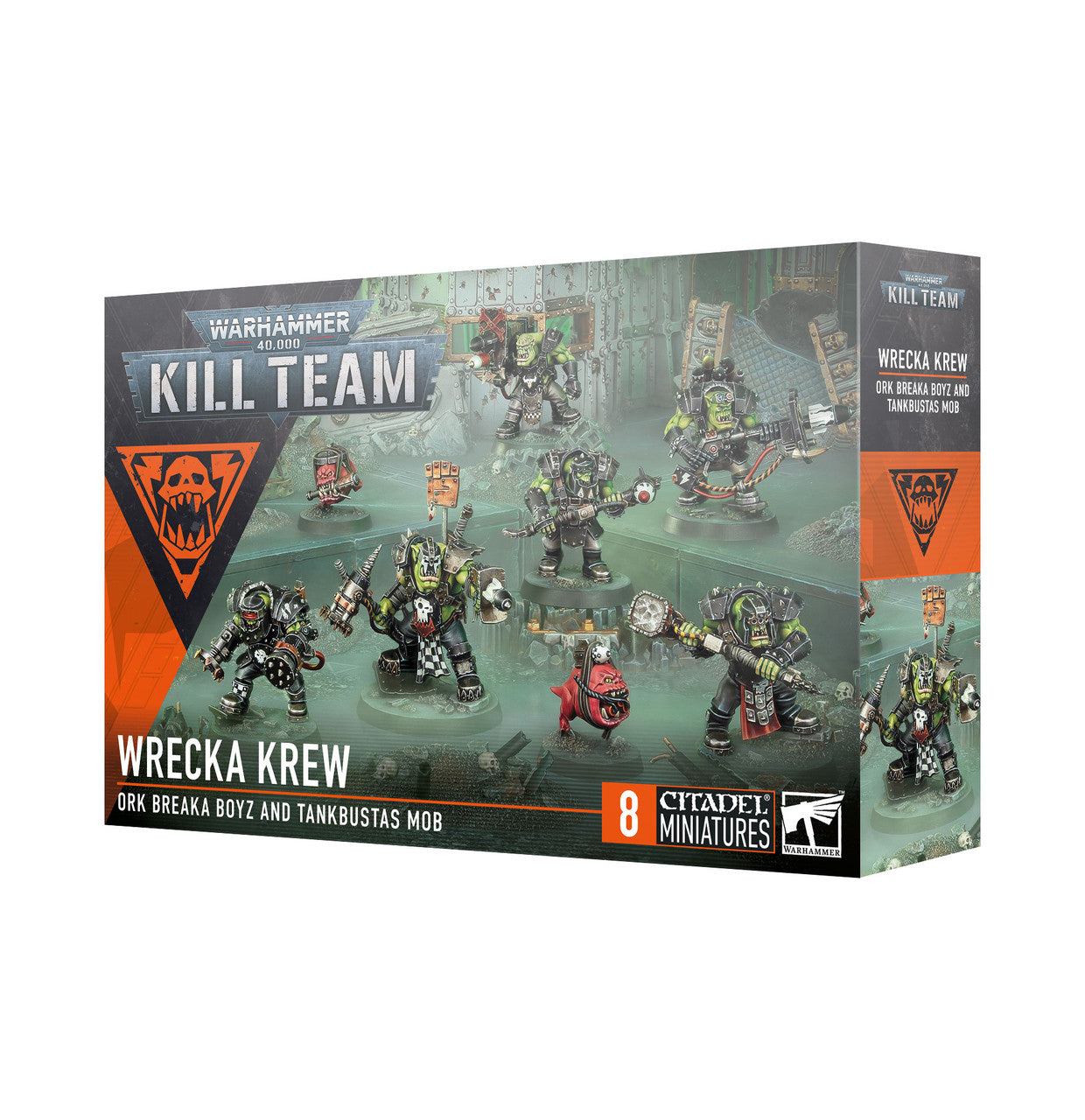 Games Workshop Warhammer 40K Orks Kill Team Wrecka Krew Breaka Boyz and Tankbustas Mob Plastic Box 103-87