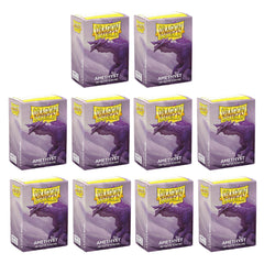 Dragon Shield Sleeves Standard Size Matte Amethyst 100 Ct 10 Packs ATMDSH11060K1