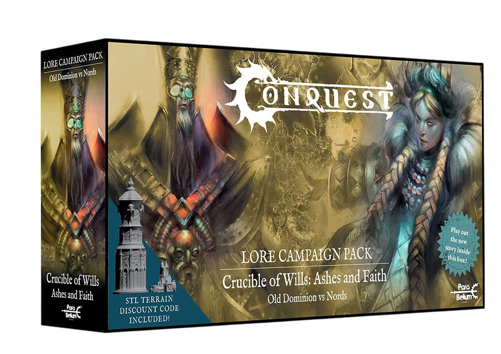 Para Bellum Games Conquest Lore Campaign Pack Crucible of Wills Ashes and Faith PBW1081