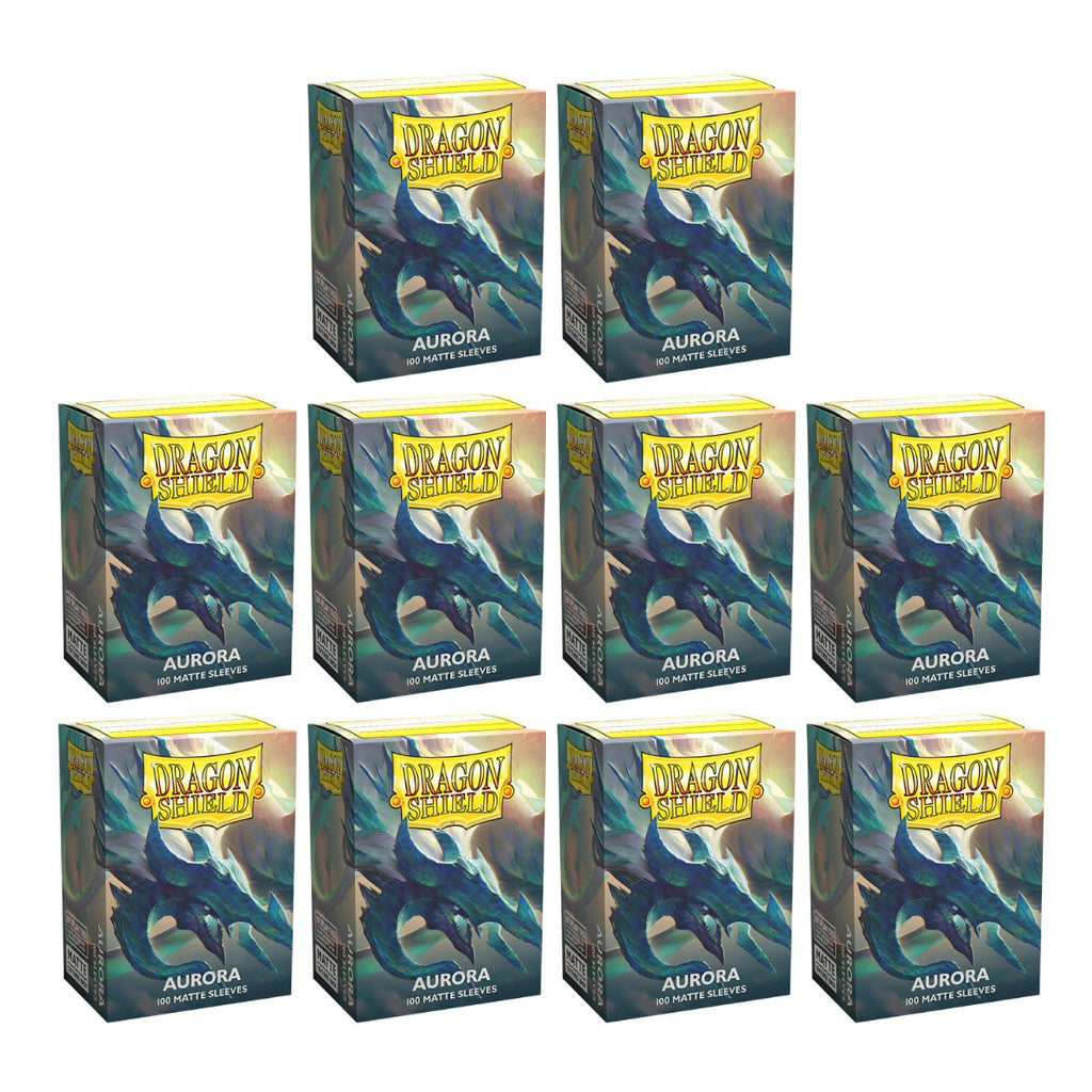 Dragon Shield Sleeves Standard Matte Aurora 100 ct 10 Packs ATMDSH11058K1