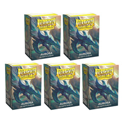 Dragon Shield Sleeves Standard Matte Aurora 100 ct 5 Packs ATMDSH11058K2
