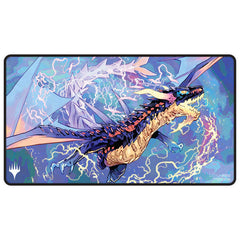 Ultrapro Magic The Gathering CCG Black Stitched Tarkir Dragonstorm Neriv the Storm Front Playmat - UPR38847
