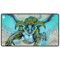Ultra Pro Magic The Gathering CCG Black Stitched Tarkir Dragonstorm Ureni the Song Unending Playmat - UPR38848