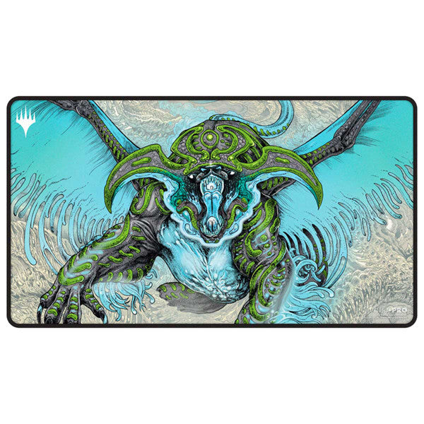 Ultra Pro Magic The Gathering CCG Black Stitched Tarkir Dragonstorm Ureni the Song Unending Playmat - UPR38848