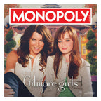 Usaopoly Monopoly Gilmore Girls Edition Board GameBuy, Sell & Trade Iconic Stars Hollow LocationsIncludes 6 Custom Tokens Like Lukeâ€™s Hat & Coffee MugFamily Game Night Fun Official Gilmore Girls Collectible USOMN010628