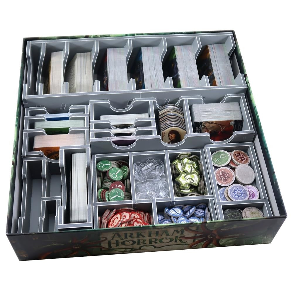 Folded Space Board Game Insert Arkham Horror 3rd Edition Foam Organizer FLSAH3