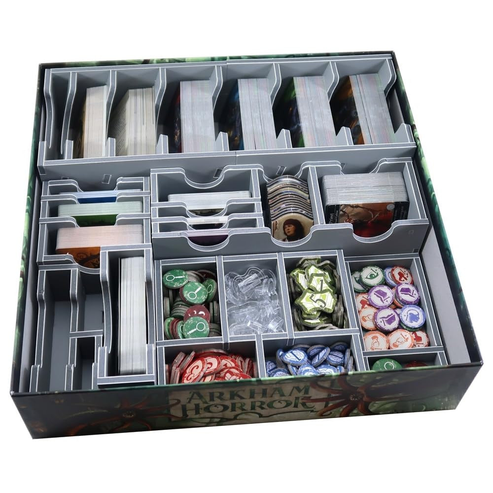 Folded Space Board Game Insert Arkham Horror 3rd Edition Foam Organizer FLSAH3