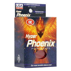 KMC Sleeves Full Size Hyper Phoenix Matte Red (100) - KMCHP2185