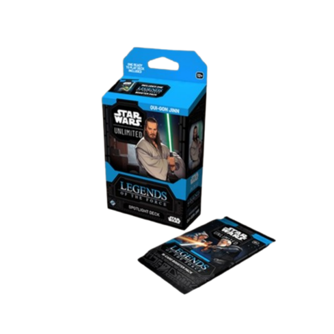 Star Wars Unlimited TCG Legends of the Force Spotlight Deck Qui Gon Jinn SWH0510EN-Qui-Gon-Jinn