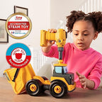 Tomy John Deere Build-A-Buddy Dump Truck Toy Buildable Dump Truck Take Apart Toys with Toy Drill STEM Building Toys for Kids Ages 18 Months and Up TM-47508EU