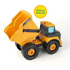 Tomy John Deere Build-A-Buddy Dump Truck Toy Buildable Dump Truck Take Apart Toys with Toy Drill STEM Building Toys for Kids Ages 18 Months and Up TM-47508EU