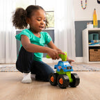 Tomy Monster Truck Toy 2-in-1 Building Toys with Hand Ratchet for Take Apart Play - Toddler STEM Building Sets Toys for Ages 18 Months and Up TM-47609