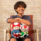 Tomy Club Mocchi-Mocchi Nintendo Super Mario Plush Toy Bowser Shell Plushie Squishy Plushies 6 Inch TM-T12420B
