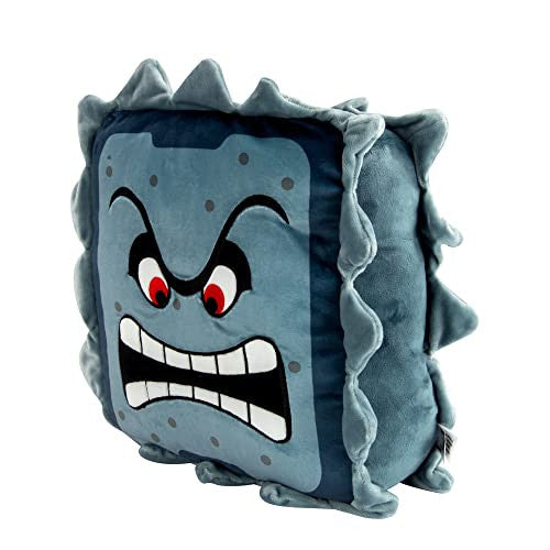 Tomy Club Mocchi Mocchi Nintendo Super Mario Plush Toy Thwomp Plushie Collectible Squishy Plushies 15 Inch TM-T12429B