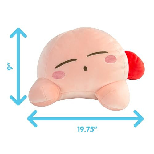 Tomy Club Mocchi Suya Suya Kirby Plush Toy Sleeping Friend Kirby Plushie Soft and Squishy Video Game Collectibles for Valentines Day Gifts and Gaming Room Decor 15 Inch TM-T12451B