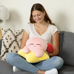 Tomy Club Mocchi- Kirby Plush Warpstar Kirby Plushie Squishy Kirby Toys Collectible Kirby Figures and Cute Stuffed Animals Soft Plush Toys and Kirby Room Decor 15 Inch TM-T12455