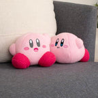 Tomy Nuiguru Knit Kirby Plush Hovering Kirby Plushie Knit Plushies Soft and Squishy Kawaii Plushies Toys Video Game Collectibles Gaming Room Decor 6 Inch TM-T12475