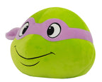 Tomy Club Mocchi Teenage Mutant Ninja Turtles Plush Toy Donatello Head Plushie Squishy TMNT Soft Toys Plush Collectible TMNT Figures Room Decor 15 Inch TM-T12640