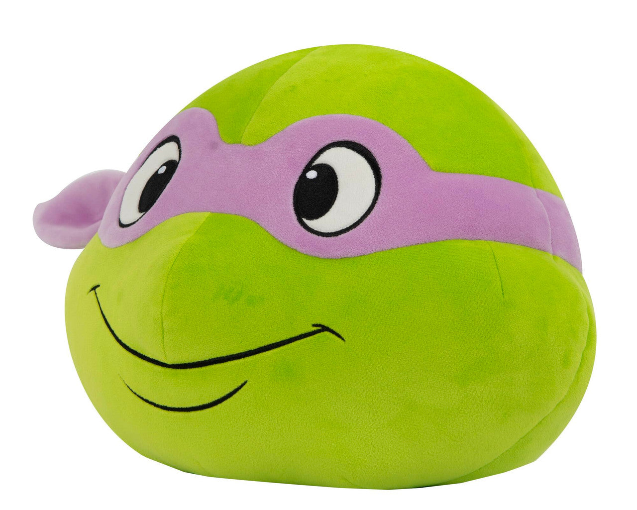 Tomy Club Mocchi Teenage Mutant Ninja Turtles Plush Toy Donatello Head Plushie Squishy TMNT Soft Toys Plush Collectible TMNT Figures Room Decor 15 Inch TM-T12640