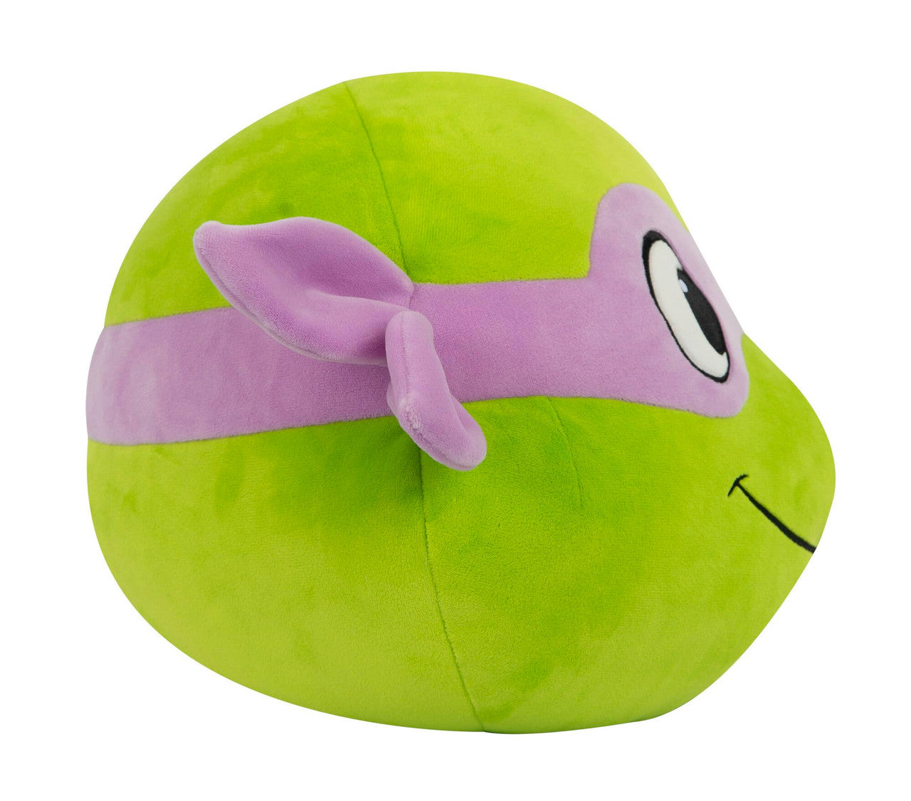 Tomy Club Mocchi Teenage Mutant Ninja Turtles Plush Toy Donatello Head Plushie Squishy TMNT Soft Toys Plush Collectible TMNT Figures Room Decor 15 Inch TM-T12640