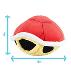 Tomy Club Mocchi Mario Kart Plush Red Shell Plushie Squishy Mario Toys and Cute Stuffed Animals for Gaming Room Decor Video Game Collectibles 6 Inch TM-T12702B