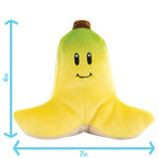 Tomy Club Mocchi Mario Kart Plush Banana Plushie Squishy Mario Plushies Soft Plush Toys and Mario Room Decor in Yellow 6 inch TM-T12703
