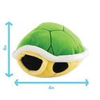 Tomy Club Mocchi Mario Kart Plush Green Shell Plushie Squishy Mario Toys and Cute Stuffed Animals for Gaming Room Decor Video Game Collectibles 6 Inch TM-T12704B