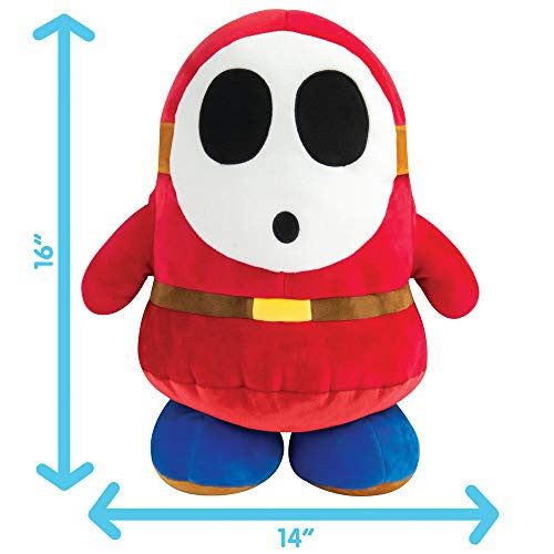 Tomy Club Mocchi Nintendo Super Mario Plush Shy Guy Plushie Toys Collectible Squishy Plushies 15 Inch TM-T12731B