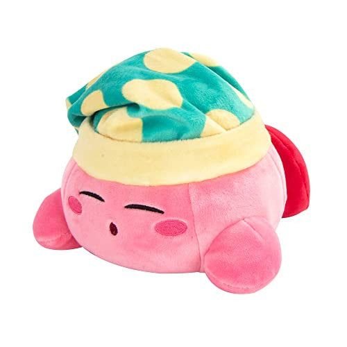 Tomy Club Mocchi Kirby Plush Sleeping Kirby Plushie Easter Basket Stuffers Cute Toy Squishy Plush 6 Inch TM-T12785B