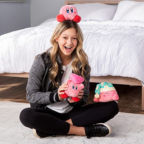 Tomy Club Mocchi Kirby Plush Sleeping Kirby Plushie Easter Basket Stuffers Cute Toy Squishy Plush 6 Inch TM-T12785B