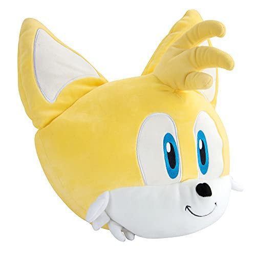 Tomy Club Mocchi Sonic the Hedgehog Plush Tails Plushie Squishy Collectible Sonic Toys Animals and Gifts Cute Plushies and Sonic Room Decor 15 inch TM-T12803B