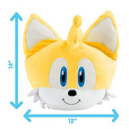 Tomy Club Mocchi Sonic the Hedgehog Plush Tails Plushie Squishy Collectible Sonic Toys Animals and Gifts Cute Plushies and Sonic Room Decor 15 inch TM-T12803B