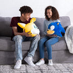 Tomy Club Mocchi Sonic the Hedgehog Plush Tails Plushie Squishy Collectible Sonic Toys Animals and Gifts Cute Plushies and Sonic Room Decor 15 inch TM-T12803B