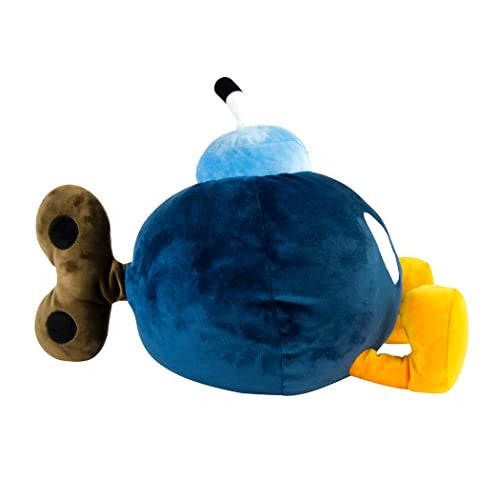 Tomy Club Mocchi Plush Bob Omb Plushie Squishy Mario Toys Plush Collectible Mario Figures Soft Plush Toys and Mario Room Decor 15 inch TM-T12813B