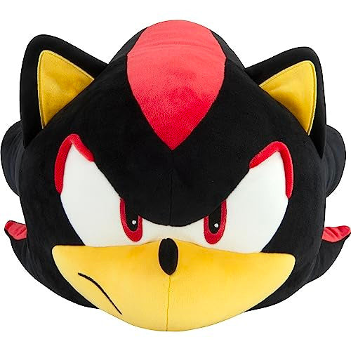 Tomy Club Mocchi Sonic the Hedgehog Plush Shadow the Hedgehog Plushie Squishy Collectible Sonic Toys Animals and Gifts Cute Plushies and Sonic Room Decor 15 inch TM-T12825B