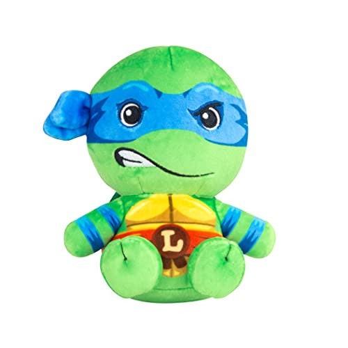 Tomy Club Mocchi- Teenage Mutant Ninja Turtles Plush TMNT Leonardo Plushie Ninja Turtle Stuffed Animal Toys and Room Decor Plush Collectible TMNT Figures 6 inch TM-T12864