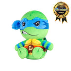 Tomy Club Mocchi- Teenage Mutant Ninja Turtles Plush TMNT Leonardo Plushie Ninja Turtle Stuffed Animal Toys and Room Decor Plush Collectible TMNT Figures 6 inch TM-T12864